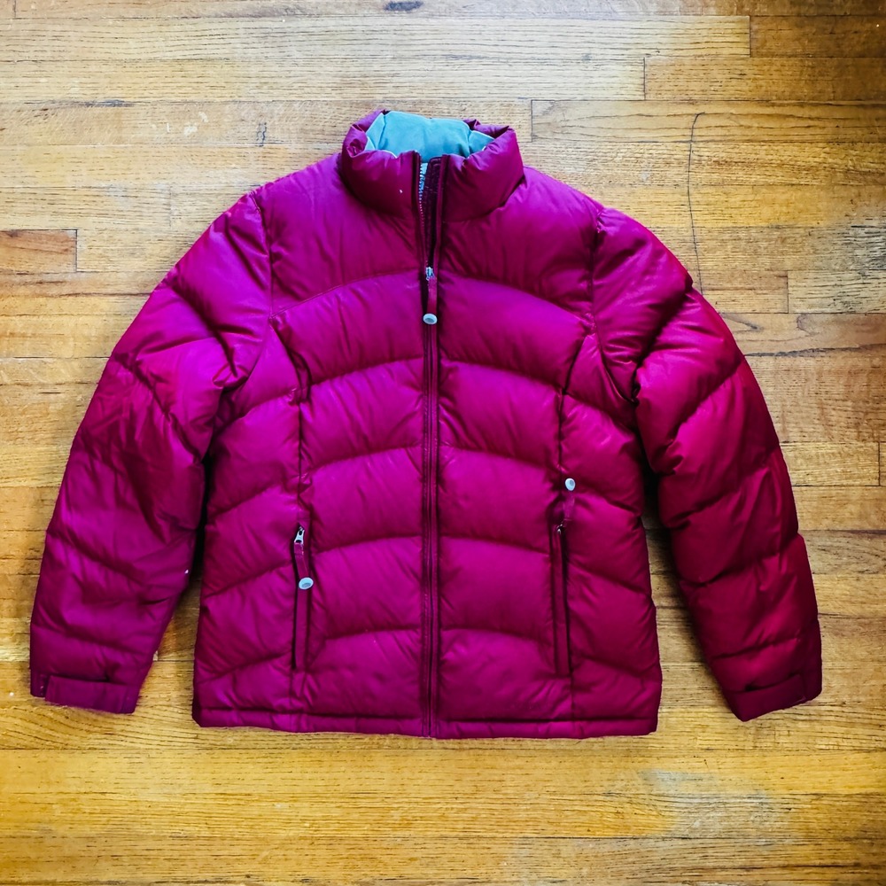 L.L. Bean Women's Berry Red Puffer Jacket